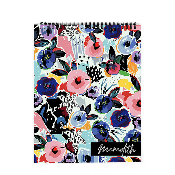 Flowered Collage Sketchbook