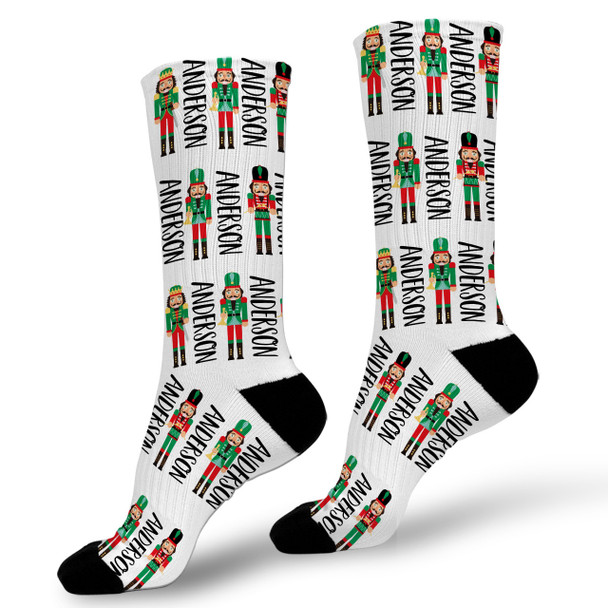 Nutty Nutcracker Personalized Socks