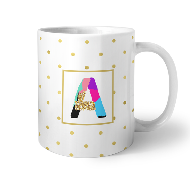 Framed Letter Coffee Mug