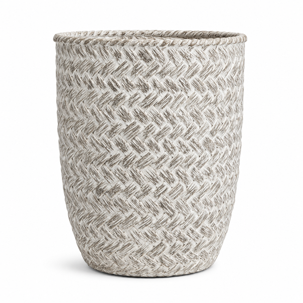 Basket Weave Tapered Planter