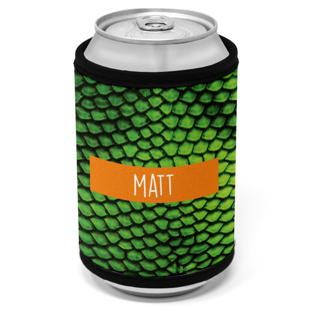 Green Iguana Can Cooler