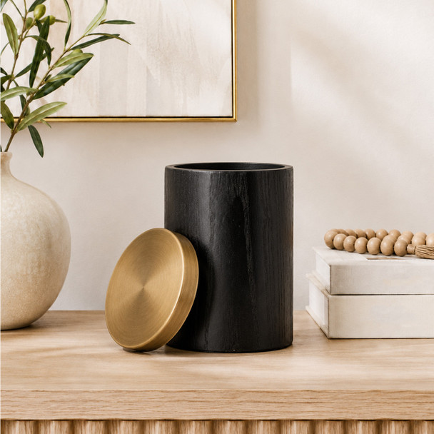 Genesis Round Decorative Canister
