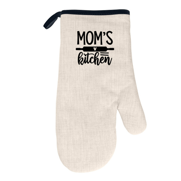 Whose Kitchen Natural/Black Oven Mitt Whose Kitchen Natural/Black Oven Mitt