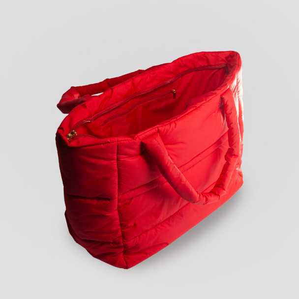 Cherry Puffy Tote