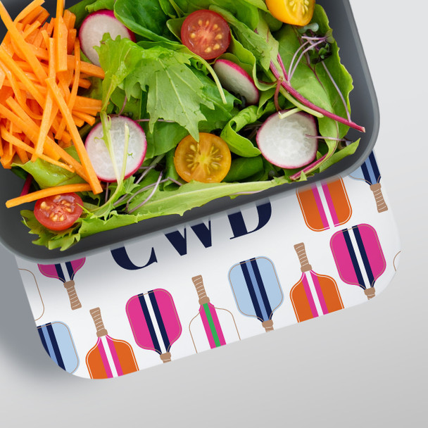Pickleball Paddles RPET Lunch Box - Personalized