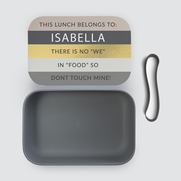 This Lunch Belongs To RPET Lunch Box - Personalized