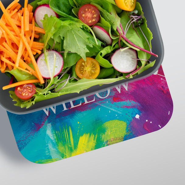 Abstract Paint RPET Lunch Box - Personalized Abstract Paint RPET Lunch Box - Personalized