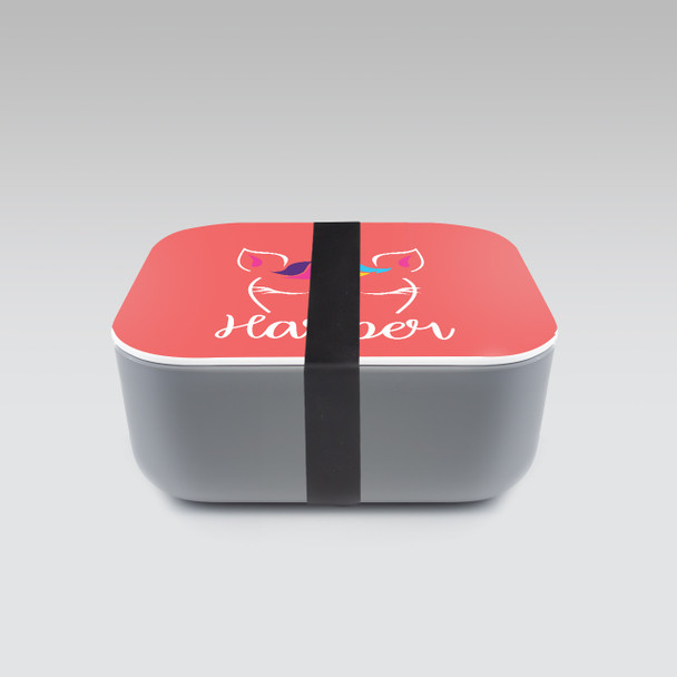 Kelly Unicorn RPET Sandwich Box - Personalized