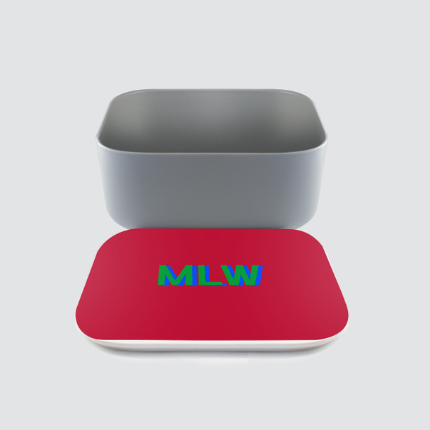 Shadow Initials RPET Sandwich Box - Personalized