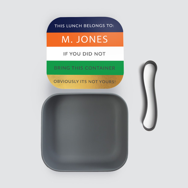 This Sandwich Belongs To RPET Sandwich Box - Personalized This Sandwich Belongs To RPET Sandwich Box - Personalized