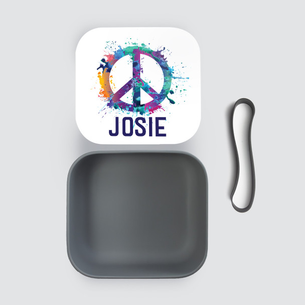 Peace RPET Sandwich Box - Personalized