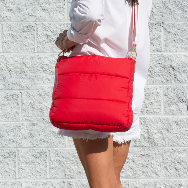 Cherry Puffy Lenox Saddlebag