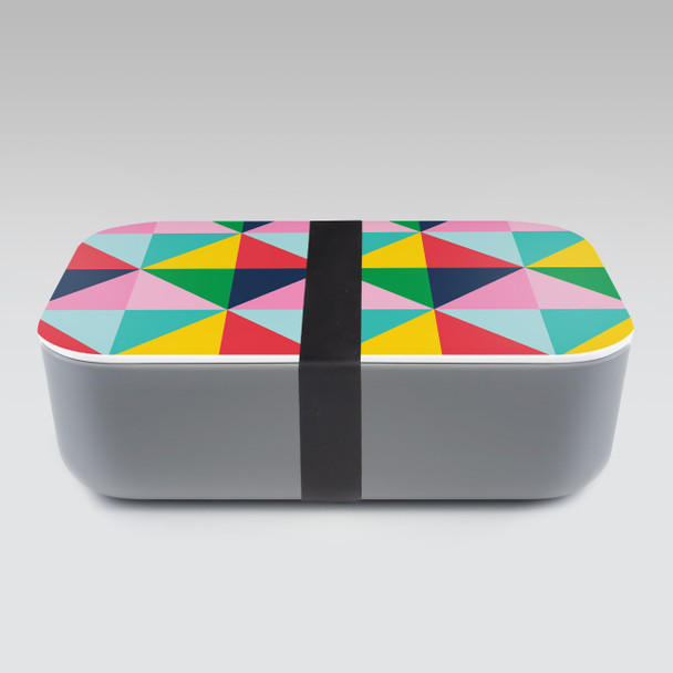 Bright Triangles Lunch Box