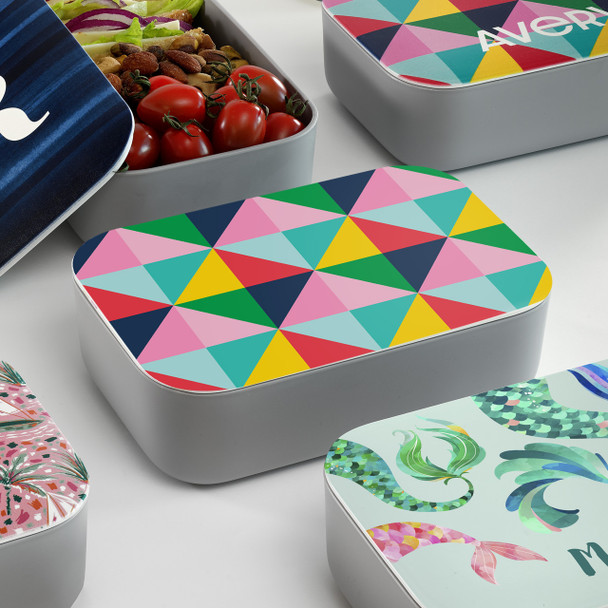 Bright Triangles Lunch Box