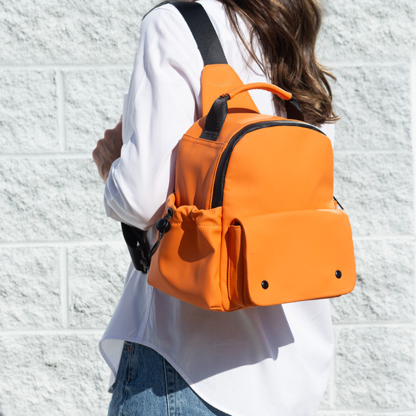 Orange Lunch Sling Backpack - Stamped Orange Lunch Sling Backpack - Stamped