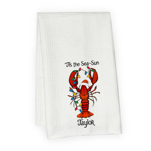 Tis The Sea-Sun Microfiber Hand Towel