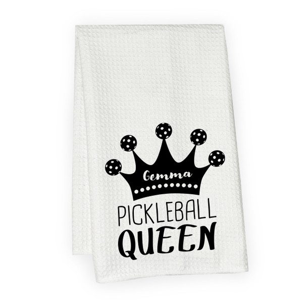 Pickleball Queen Microfiber Hand Towel