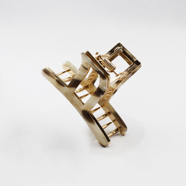 Sandstone Swirls Hollow Claw Clip