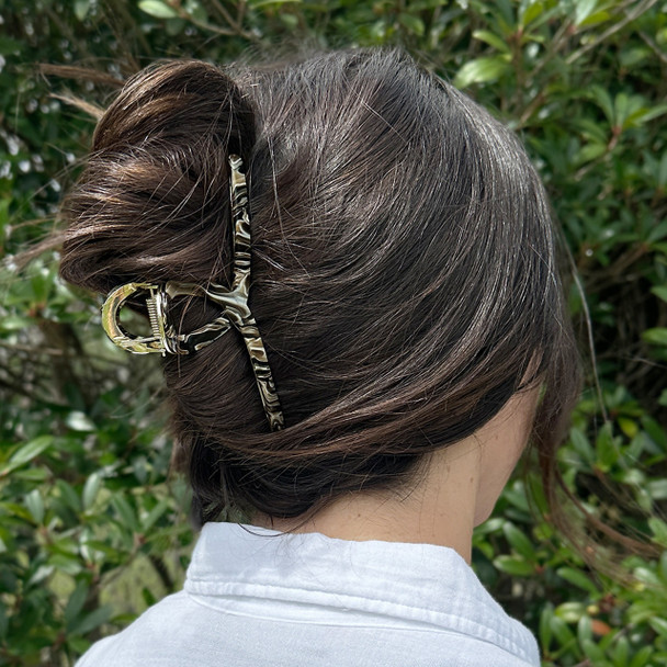 Swirls French Twist Claw Clip