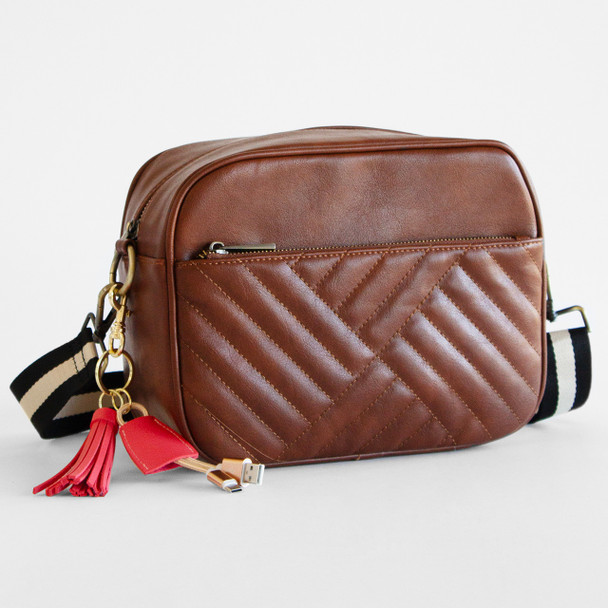 Commuter Crossbody Bag - Brown