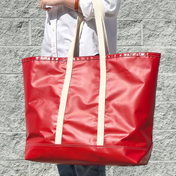 Stono Large Essentials Tote - Cherry Red