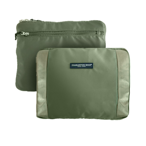 Overachiever Packable Zip Tote - Olive