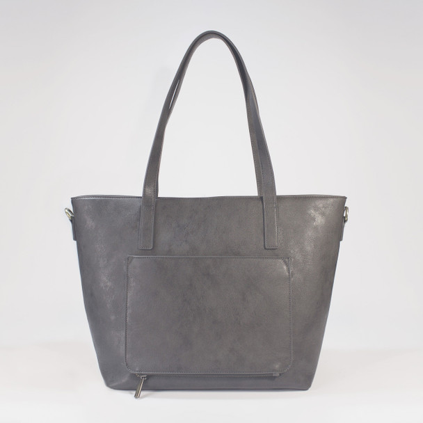 Olivia Organized Tote - Dark Gray