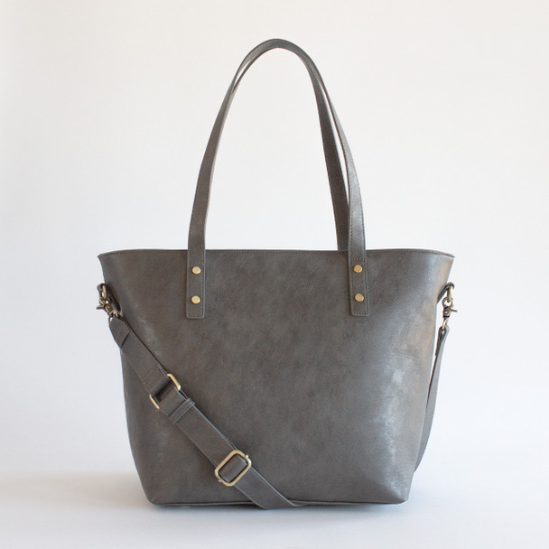Olivia Organized Tote - Dark Gray