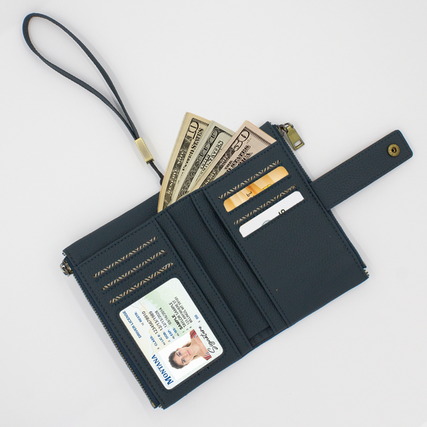 Sedona Wristlet Wallet - Slate Blue