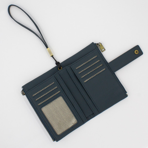 Sedona Wristlet Wallet - Slate Blue