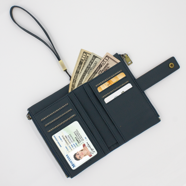 Sedona Wristlet Wallet - Slate Blue