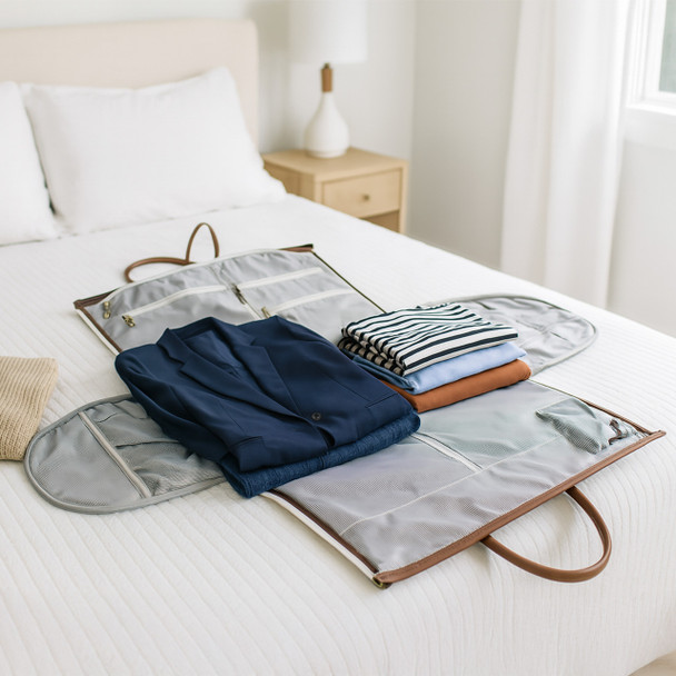 Commuter 2-in-1 Garment Duffle Bag- White