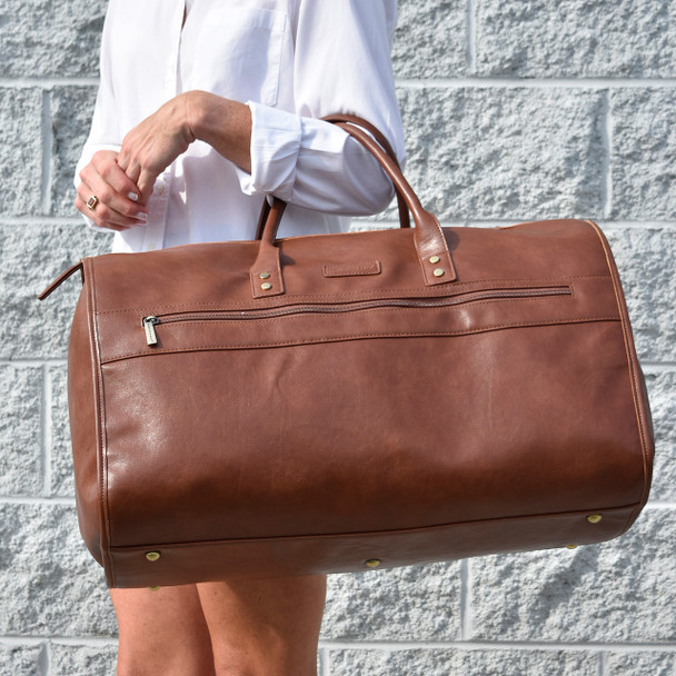 Commuter 2-in-1 Garment Duffle Bag - Brown