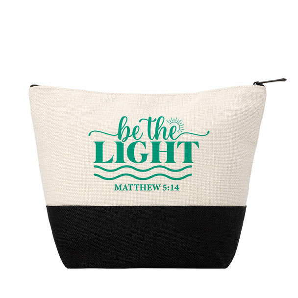 Be The Light Color Block Zip Pouch