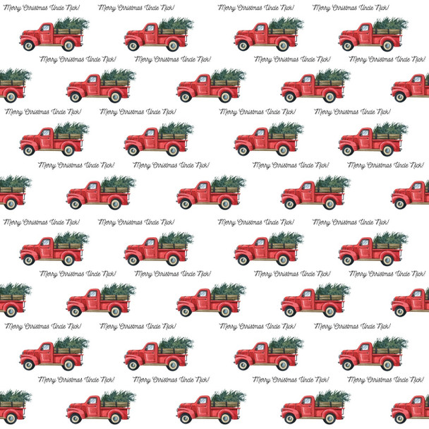 Christmas Tree Delivery Personalized Gift Wrap