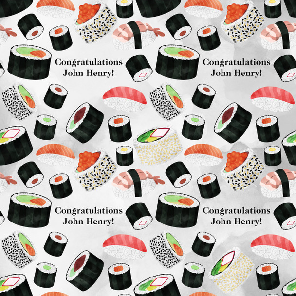 Roll With It Personalized Gift Wrap