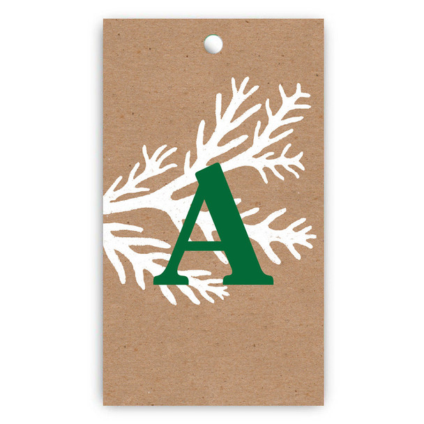 Branch Monogram Personalized Gift Tag Set