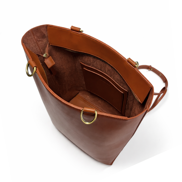 Charlie Convertible Backpack- Brown