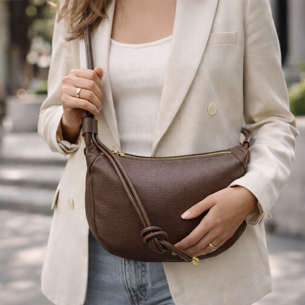 Ripley Convertible Tote - Chocolate
