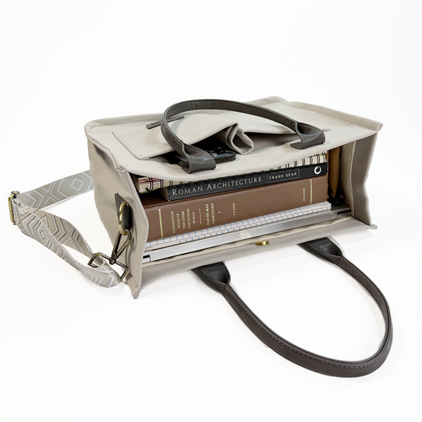 Daily Tasker Tote - Mineral -Embroidered