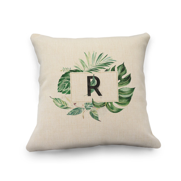 Palm Splendor Natural Pillow Cover Palm Splendor Natural Pillow Cover