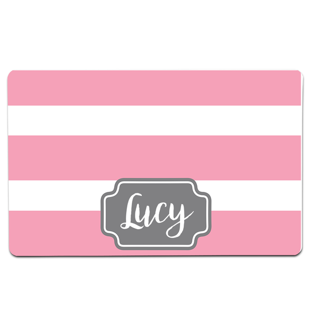 Pink Stripes Pet Mat