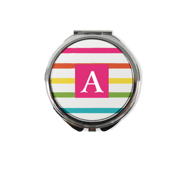 Fruity Stripes Compact Mirror