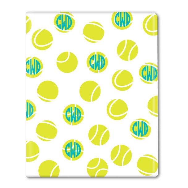 Tennis Monogram Gift Wrap