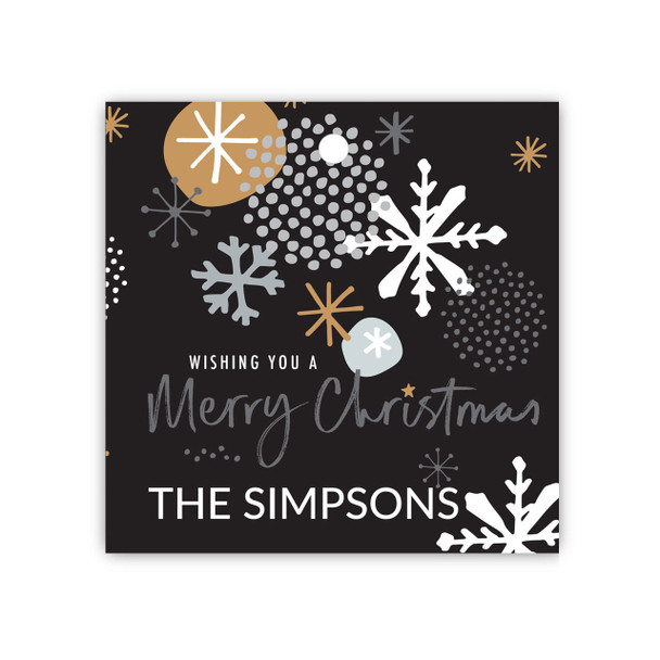 Wishing You A Merry White Gift Tags - Set of 35 - Pearl