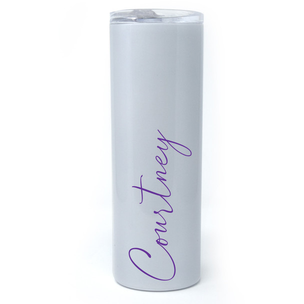 Modern Calligraphy Slim Tumbler 20 oz.