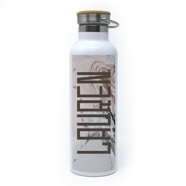 Blush Marble Canteen Bottle 25 oz.