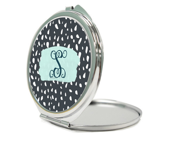 Brush Marks Compact Mirror