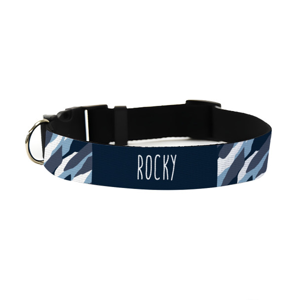 Cool Water Camo Pet Collar