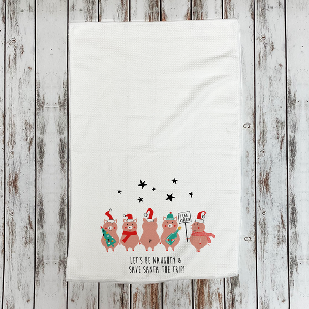 Let's Be Naughty Microfiber Hand Towel